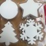 Plain Ceramic Christmas Ornament Pack Image 3