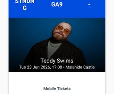 Teddy Swims tickets