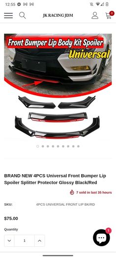 Front splitter