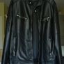 KYMAXX Faus Leather Bomber Jacket Image 4