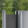 Side Awning 160 x 400 cm  Privacy Screen UV Protection Wind & Sun Image 5