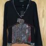 CARL OPIK Graphic Printed Stretch Top New Image 4