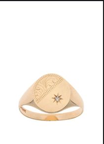 9ct Gold signet ring Mint condition - Confirmation