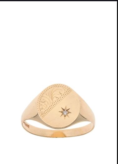 9ct Gold signet ring Mint condition - Confirmation