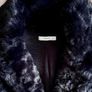 Gorgeous MANGO Size Xs Relaxed Fit faux fur coat in a deep navy shade with a super plush, textured finish. Image 6
