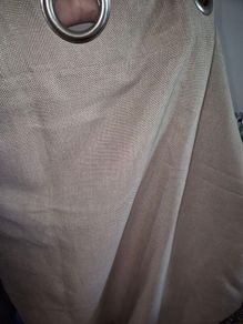 Beige curtain
