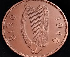 #532 - Ireland - 1946 - One Penny - KM.11