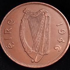 #532 - Ireland - 1946 - One Penny - KM.11