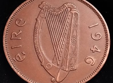 #532 - Ireland - 1946 - One Penny - KM.11