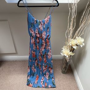 Mango Pleated Summer Dress