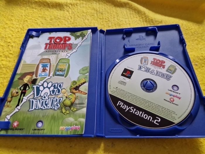 Top Trumps adventures vol 2  Dogs & Dinosaurs PlayStation2 Ps2 games Original