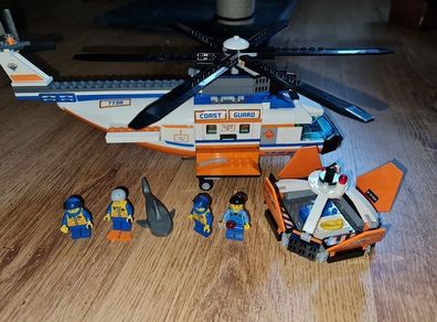 Lego City 7738 Coast Guard Helicopter & Life Raft