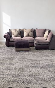 brown corner sofa