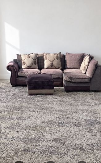 brown corner sofa