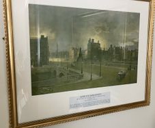 1916 Print After the bombardment.