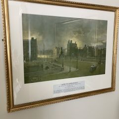 1916 Print After the bombardment.