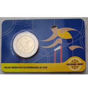 Finland 2 Euro Base Metals Brilliant Uncirculated Coin 2025 - 100 Years of Finland-Sweden Athletics International
