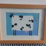 Lovely Pair of Framed Prints of Brightly Coloured Artworks of Animals in a Naive And Fun Style Perfect for a Baby Nursery or Kids Bedroom Image 4