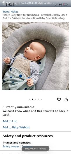 baby nest mokee