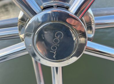 Stainless Steel Sailboat Steering Wheel - 120cm
