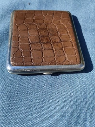 Vintage Colibri table lighter and Two cases