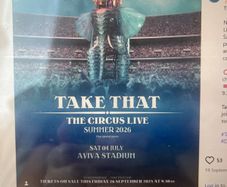 Take That concert - pit standing x 2