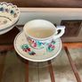 Vintage French Quimper Faience Traditional Tea Cup and Saucer Image 6