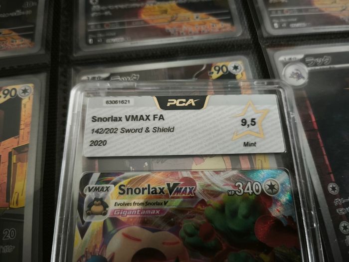 Snorlax VMAX ! from Sword & Shield Set ! PCA 9.5 ! Mint ! 2020 ! Pokemon Card ! Graded ! PSA !