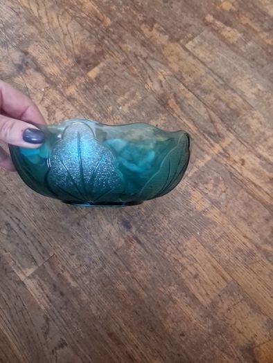 vintage glass bowl