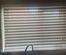 Wooden Ventian blind