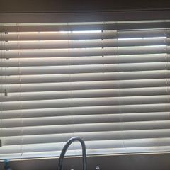 Wooden Ventian blind