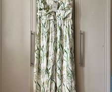 H&M linen mix dress (14) new