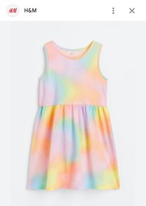 H&M multicoloured summer dress Size 12-18mths EUC