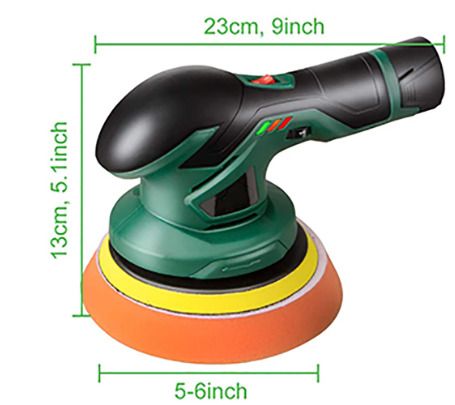 BRAND NEW Cordless Car Polisher 12v Machine Tool Circles for Polishing of Soils Brushless Sanding Machines Orbital Grinding Machine