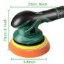 BRAND NEW Cordless Car Polisher 12v Machine Tool Circles for Polishing of Soils Brushless Sanding Machines Orbital Grinding Machine Image 4