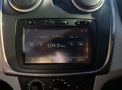 Dacia touchscreen radio