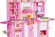 Kitchen Playset Kids Pretend Cooking Play Toy 74 Piece Accessories