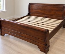 Super king sleigh bed