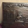 Russian Soviet Era Commemorative Plaque from 1985 Image 2