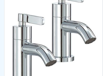 Mayfair Stic Twin Bathroom basin taps