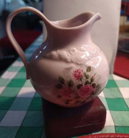 Hutschenreuter porcelain rose jug