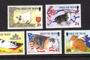 1996 Isle of Man Manx Cats Commemorative Stamps Mint Never Hinged (MNH)