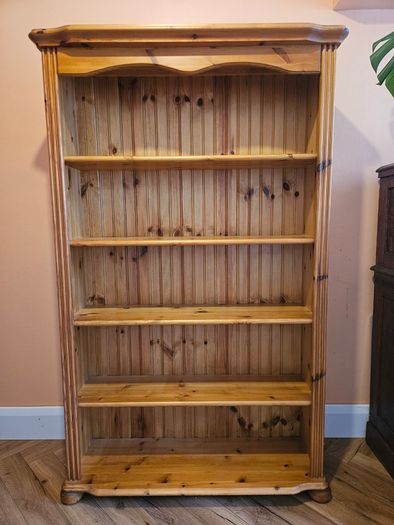 Solid Wood Standing Bookcase, Excellent Condition, Quick Sale