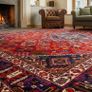 Exquisite Vintage Persian Meymey Rug Like New 302 x 208 cm 9.9 x 6.8 ft Image 2