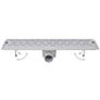 Linear Shower Drain 2 pcs Wave 930x140 mm Stainless Steel Image 3