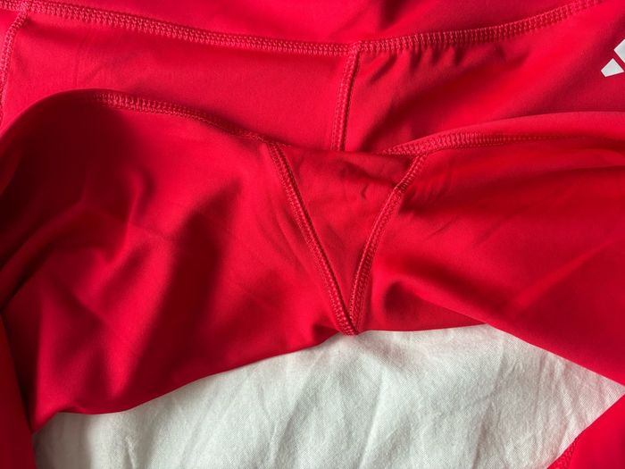 Black and red adidas leggings
