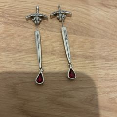 Balenciaga Goth Sword Earrings
