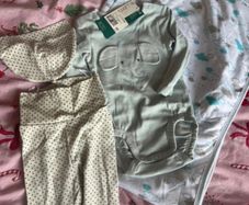 Baby boy clothes and blanket