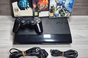 PlayStation 3 Super Slim PS3 1TB Console With Controller Tested &amp; Working