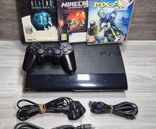PlayStation 3 Super Slim PS3 1TB Console With Controller Tested & Working